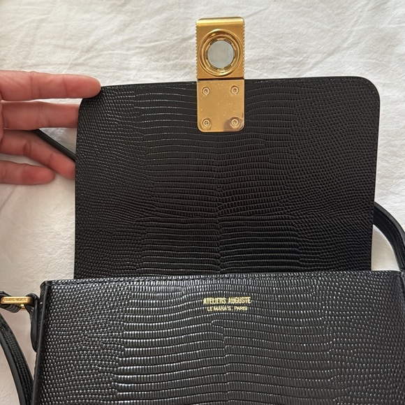 Ateliers Auguste Mini Monceau Gold edition
Black Lizard Leather - Picture 6 of 9